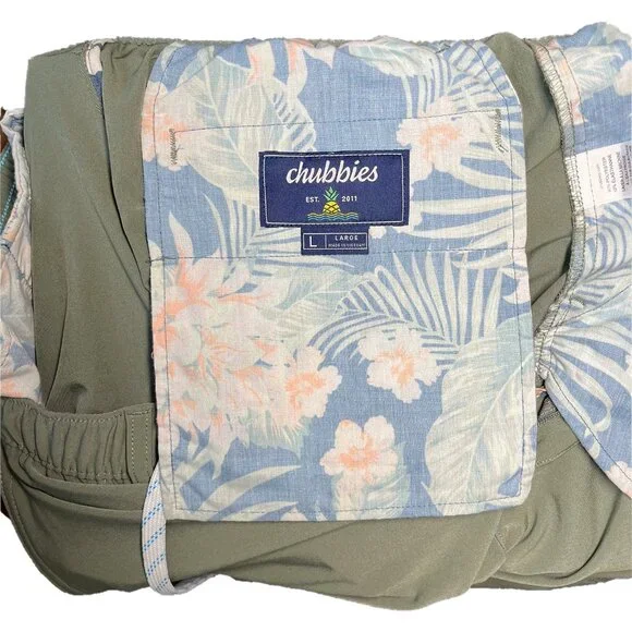 Chubbies Men's Everywhere Pants Large Forest Green - Picture 11 of 11